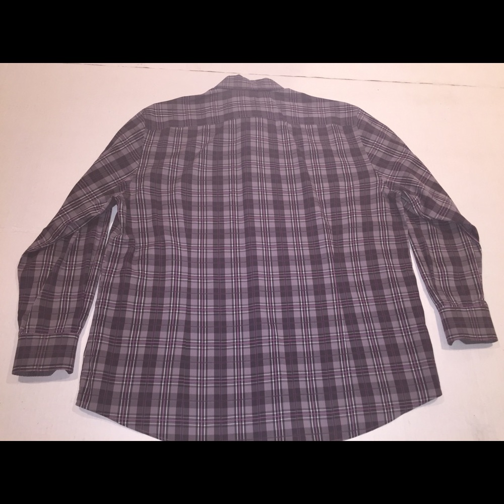 Andrew Marc Plaid Button Up - Picture 5 of 5